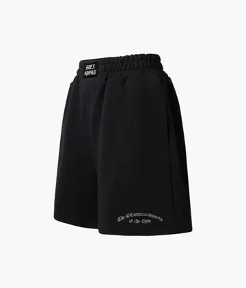 HDEX 여성용 와이드 허리 쇼츠 (블랙)