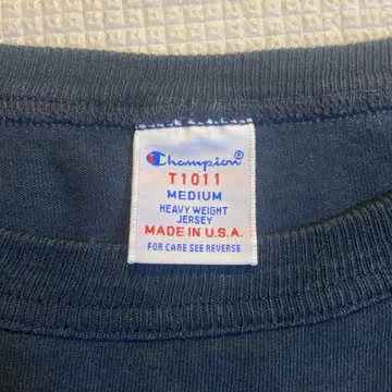 챔피온 T1011 M 포켓 부착 티셔츠