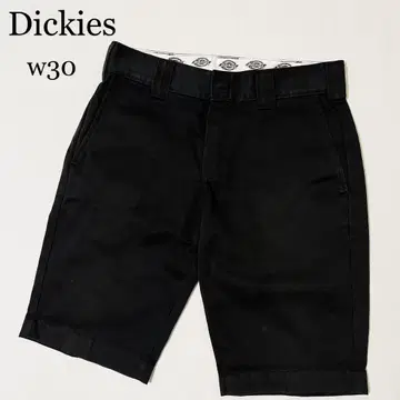 디키즈 테이퍼드 워크 팬츠 하프 팬츠 w30 블랙
