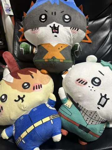 치이카와 히로아카 봉제 인형 하치와레 토끼 3개 세트