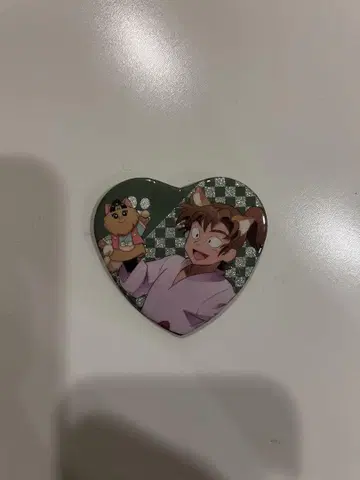 닌자 타마 젠호지 이사쿠 하트 캔뱃지 난자 타운