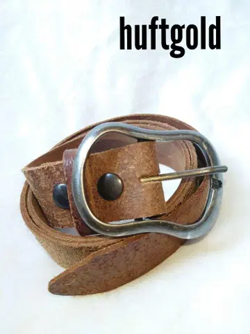 이탈리아제 huftgold 천연 가죽 벨트 이탈리아제