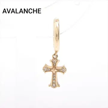 AVALANCHE 크로스 귀걸이 아발란치 귀걸이 한쪽 귀 10K 2.1g