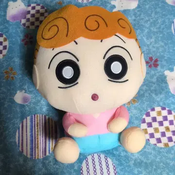 크레용 신짱 해바라기 봉제 인형 약 25cm