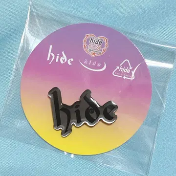 hide 핀즈 캡슐 60th Anniversary 1st 로고