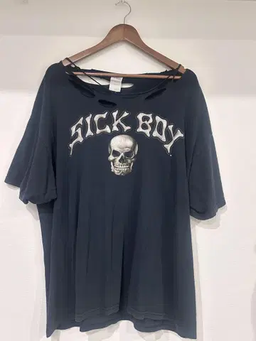 SICK BOY 데미지 리메이크 티셔츠