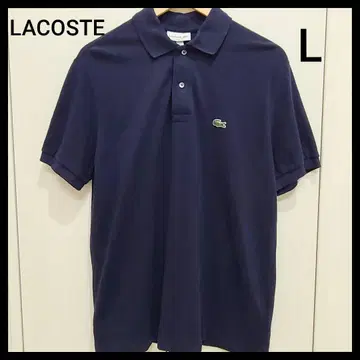 LACOSTE 라코스테 반팔 피케 셔츠 네이비 남성용 L