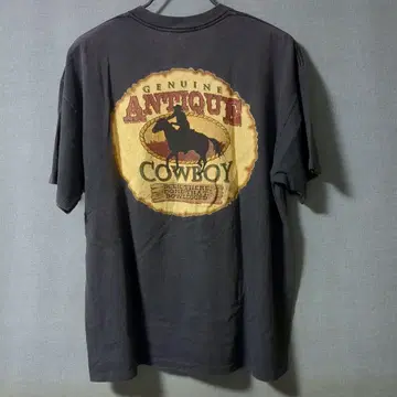 Genuine Antique Cowboy 티셔츠 90S XL
