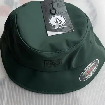 Volcom 다크 그린 버킷 햇 L/XL