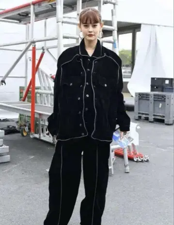 y/프로젝트 19 AW 벨벳 팝업 자켓