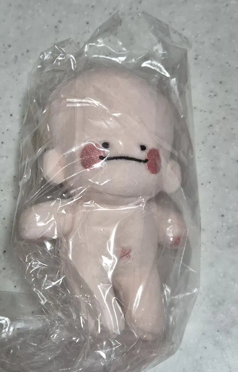 Non-attribute cotton doll, bare head, 10-ging doll, 10cm