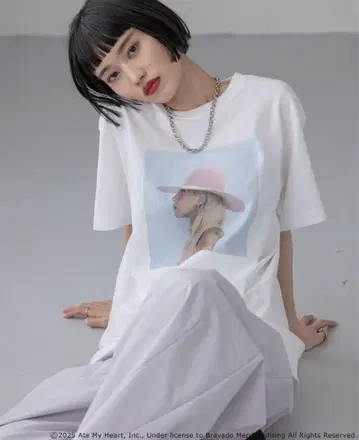 GAGA PHOTO TEE 화이트 05 사이즈 FREE
