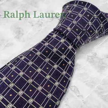 Ralph Lauren 랄프 로렌 넥타이 퍼플 격자 무늬