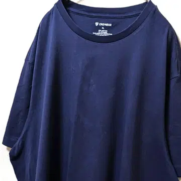 다니엘 크레뮤 로고 자수 티셔츠 네이비 컬러 XL 구제 의류