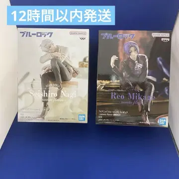 블루 록 나기 세이시로 & 미카게 레오 피규어 2종 세트