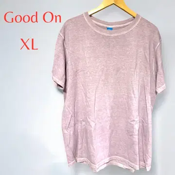 Good On 굿온 헤비 크루넥 티셔츠 일본제 XL 핑크