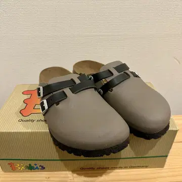 버켄스탁 Birki's 그레이 사보 클로그 샌들