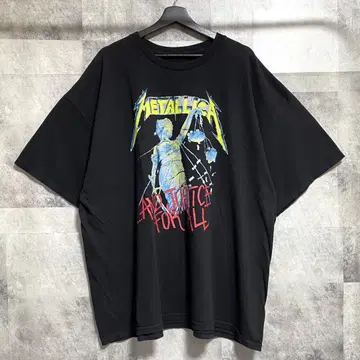 METALLICA 메탈리카 티셔츠 3XL 블랙 밴딩 티셔츠
