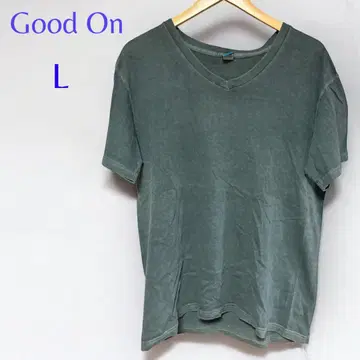 Good On 굿온 V넥 티셔츠 일본제 L