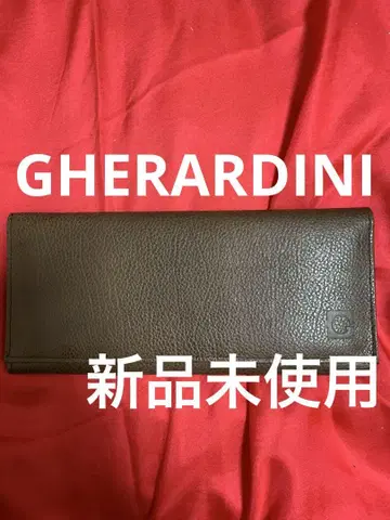GHERARDINI 브라운 가죽 장지갑