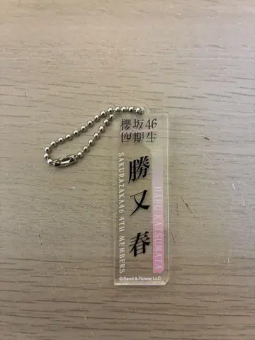 사쿠라자카46 4기생 엔니치 복권 2등 아크릴 키링 카츠마타 하루