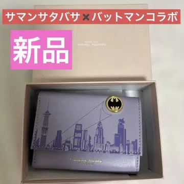 사만다 타바사 배트맨 콜라보 3단 폴더형 지갑 새상품