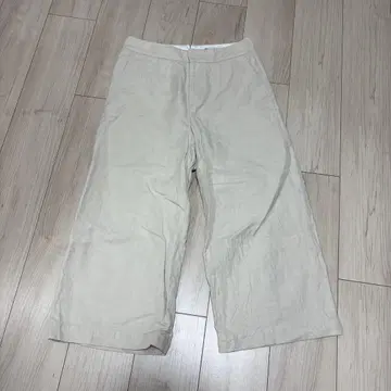 마가렛 호웰 코튼 린넨 와이드 팬츠