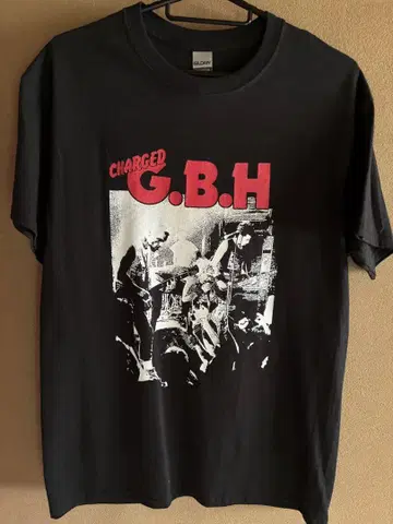 G.B.H 티셔츠 M 새상품 하드코어