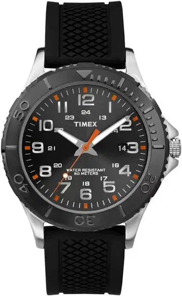 TIMEX 타이맥스 Taft Street Silicone 블랙