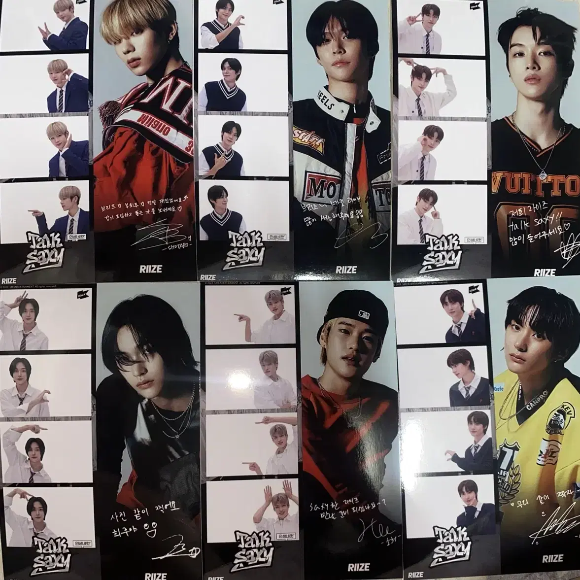 RIIZE | 라이즈 Discount)) Riize Talk Saxy 4 cut photo print