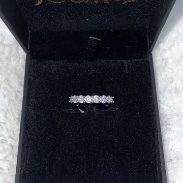 Jeulia 실버 925 지르코니아 풀 이터니티 반지