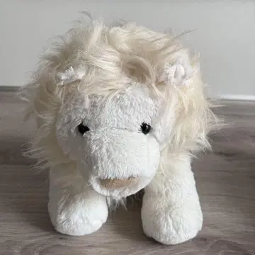 화이트 라이온 봉제 인형