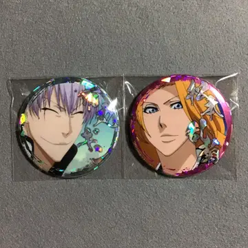 BLEACH 이치마루 긴 마츠모토 란기쿠 SEGA 캔뱃지 세트