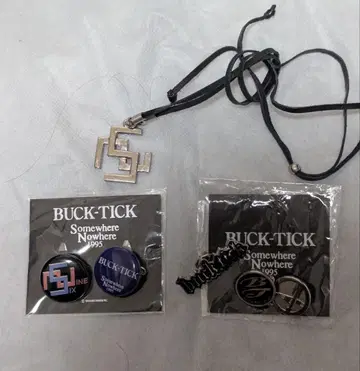 BUCK-TICK 캔뱃지 핀 배지 만자 초커? 중고 세트
