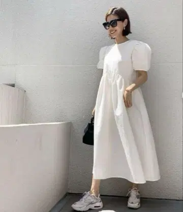 bow.a 원피스 화이트 클리닝 완료
