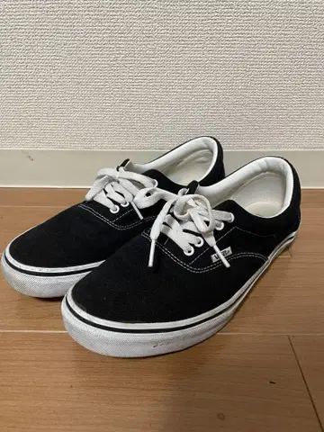 Vans 엘라 블랙 캔버스 스니커즈