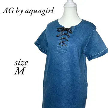 AG by aquagirl 데님 반팔 원피스 M 사이즈