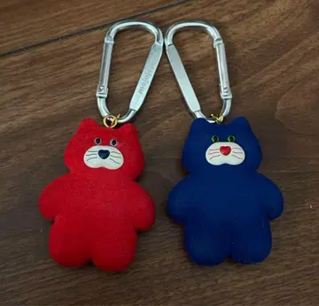 mojojojo 키링 빨강 파랑