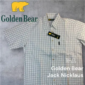Golden Bear 체크 반팔 셔츠 M 새상품 Jack Nicklaus
