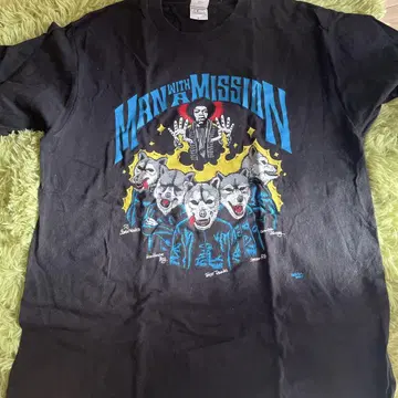 MAN WITH A MISSION 티셔츠 L 사이즈 블랙