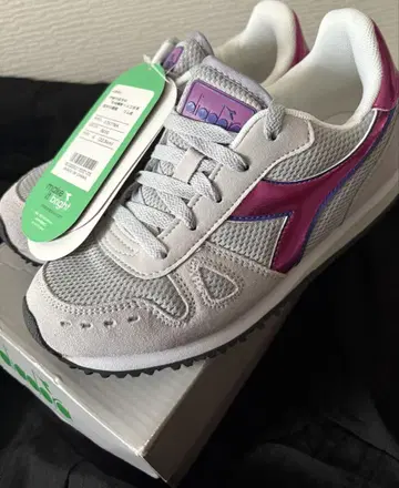 diadora 스니커즈 22.5cm 그레이/퍼플