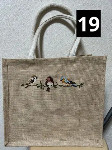 크로스 스티치 완성품 새들 19