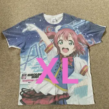 Aqours 쿠로사와 루비 풀그라 티셔츠 HAPPY PARTY TRAIN