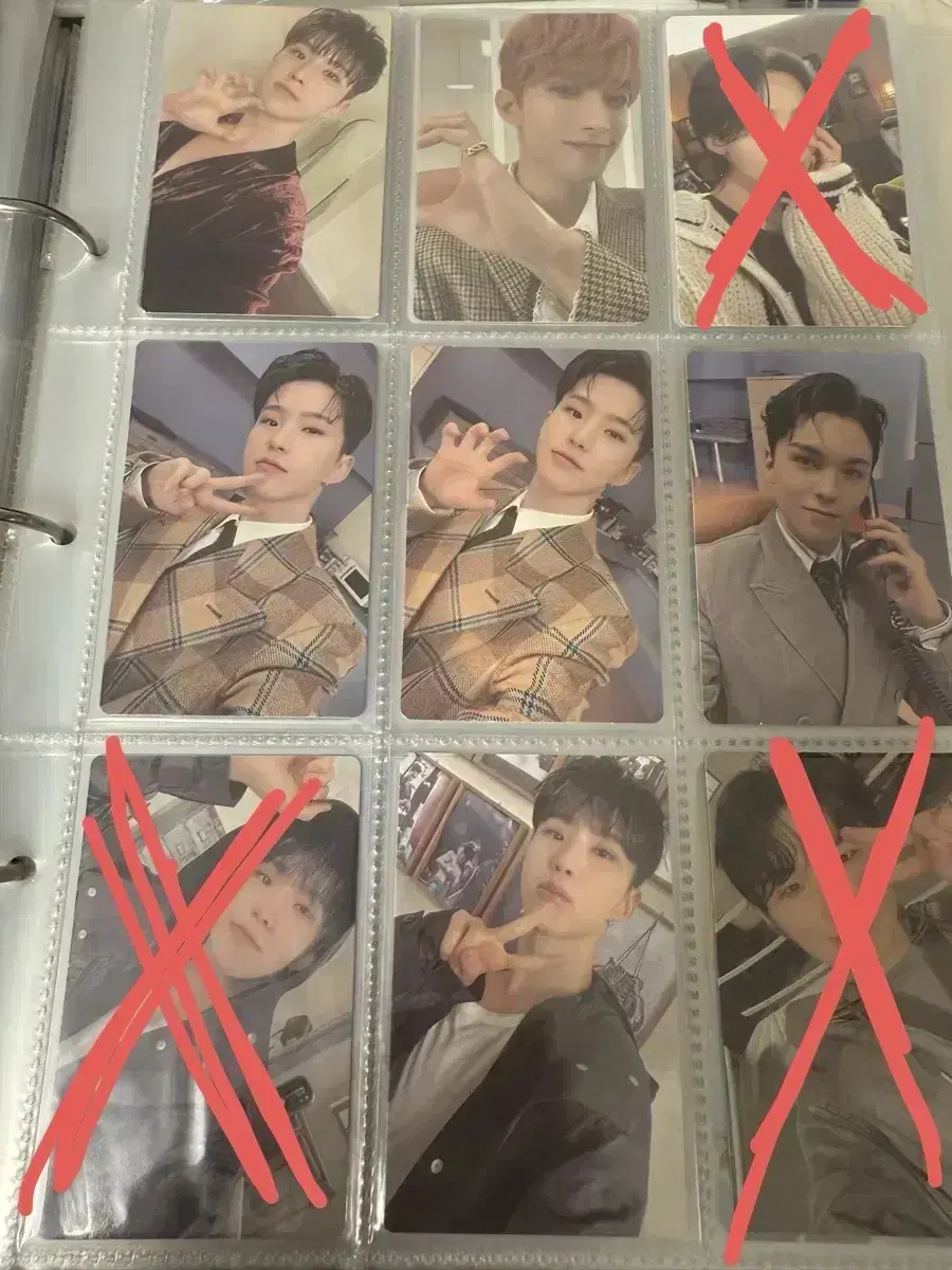 세븐틴 공식포카 앨범포카 ((에스쿱스 정한 조슈아 준 호시 원우 우지