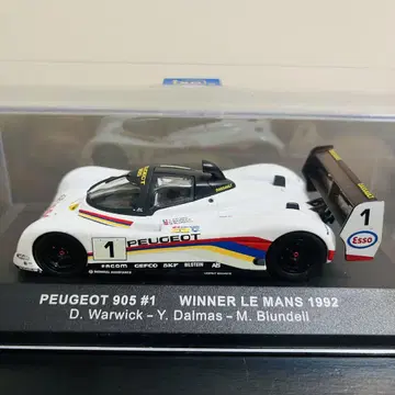 IXO 1/43 PEUGEOT 905 #1 1992년 르망 우승 자동차