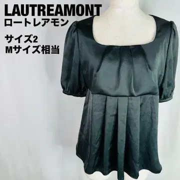 LAUTREAMONT 로트레아몽 블라우스 블랙 상의 3-142