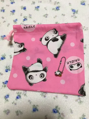헤이세이 레트로 산엑스 타레판다 복조리 스트랩 2개 세트