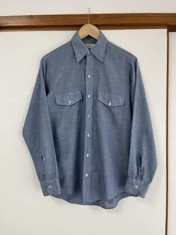 L.L.BEAN 60s 필기체 샴브레이 셔츠