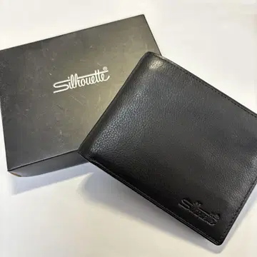 Silhouette 블랙 두겹 지갑