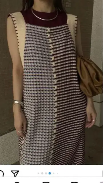 새상품 URAOMOTE MIX HAND STITCH DRESS Ameri